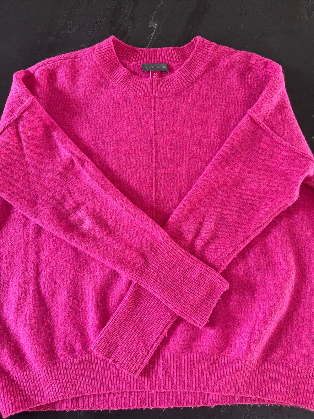 Vince Camuto Hot Pink Crewneck Sweater